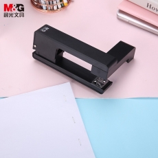 晨光(M&G)文具12#订书机 360°摇头订书器 便携耐用商务办公用品 黑色单个装ABS916D8